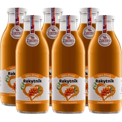 Zamio BIO Rakytník 100% šťava 6 x 500 ml