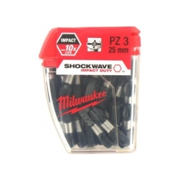 Sada bitov Milwaukee Shockwave PZ3 25mm 25ks