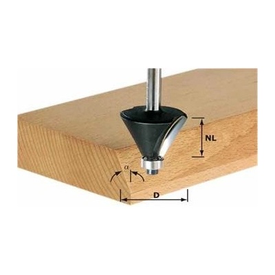 Festool fazetovací fréza HW S12 D55/20/45° pro OF 1400, OF 2000, OF 2200 491102 491102