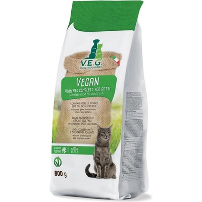 Vegan Cat rostlinné kompletní krmivo pro kočky 0,8 kg