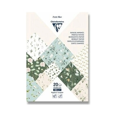 Sada papierov Clairefontaine Origami Romantic