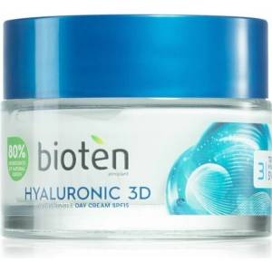 Bioten Cosmetics Дневен крем за лице против бръчки с хиалуронова киселина SPF15, Bioten 3D ? nti-aging & Moisturizing Day Cream Suitable for All Skin Types with Hyaluronic Acid 15SPF 50ml