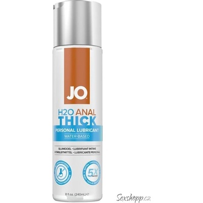System Jo H2o Anal Thick Lubricant 240 ml
