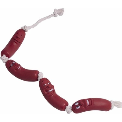 Nobby Classic hračka pre psov párky na lane vinyl 75 cm 1 ks