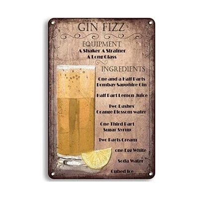 Ceduľa Gin Fizz