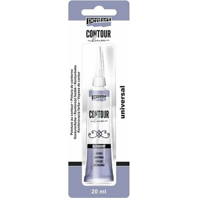 Pentart Konturovací liner perleťový 20 ml BORŮVKOVÁ – Hledejceny.cz