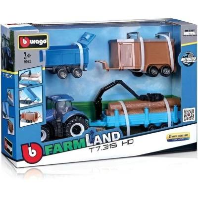 Bburago New Holland T7.315 s doplňky BB18-31702