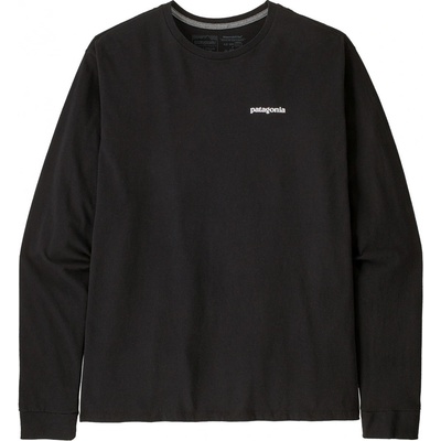 Patagonia M's L/S P-6 Logo Responsibili-Tee Black