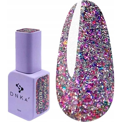 Hybridní lak DNKa 0102 tmavě šedý s leskem 12 ml (GPDC0102)