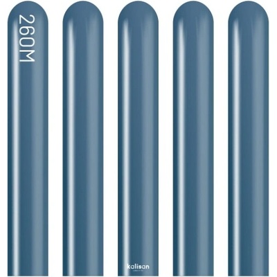 Kalisan Balloons Modelovací balonky tmavě modré, Mirror Navy 260M –