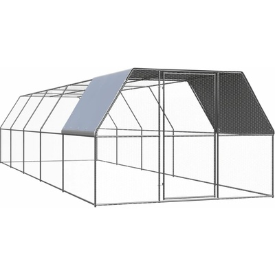 vidaXL Venkovní klec pro kuřata 3 × 10 × 2 m pozinkovaná ocel 9799.3089327