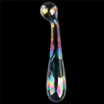 Image 1 of Lovetoy Twilight Gleam Glass Dildo Alluring Arc