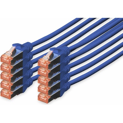 Digitus DK-1644-005-B-10 Cat6 S/FTP (S-STP), 0,5m, modrý
