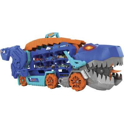 Hot Wheels City T-Rex tahač se světly a zvuky