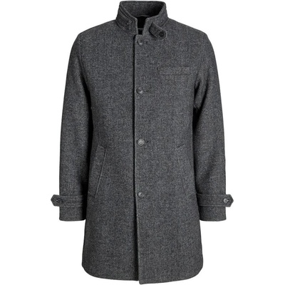 Jack & jones Палто Jack & jones Melton coat - Grey (Grey Melange / Herringbone Structure)