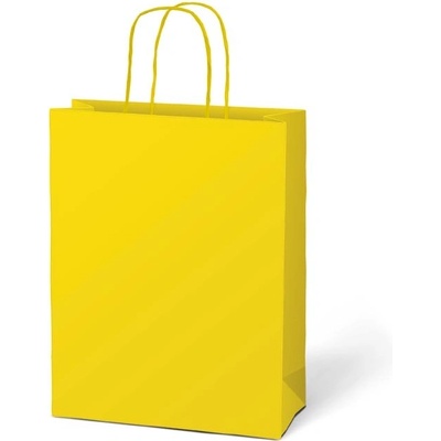 UNIPAP taška dárková T 5 kraft 260x320x100 žlutá 5251227 162932