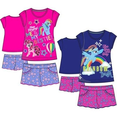 Javoli dievčenské set tričko + kraťasy My Little Pony modrý