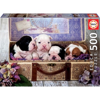 Image 1 of Educa - Puzzle Puppies 500 - 500 piese