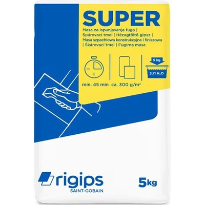 Rigips Super na sádrokarton 5 kg šedobílá