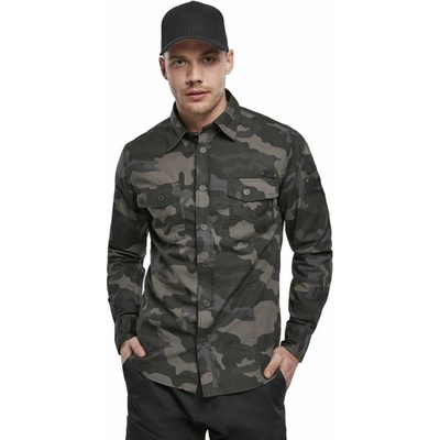 Brandit pánska košel'a slim Darkcamo