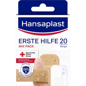 Hansaplast Комплект пластири за първа помощ - 20 Броя