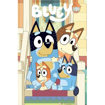 Plakát, Obraz - Bluey - Line Up, 61 × 91.5 cm