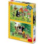 Dino - Puzzle 2x48 Krtko: Oslava - 40 - 99 piese