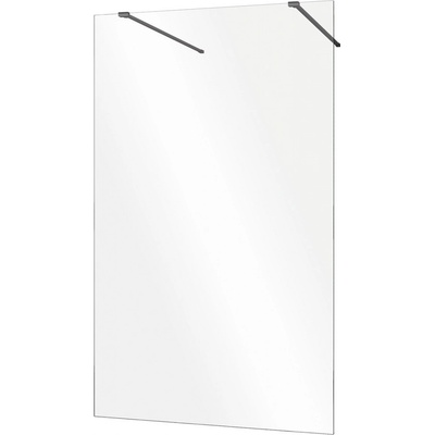 Besco Aveo Due Black Walk In sprchový kout Walk In: 130cm