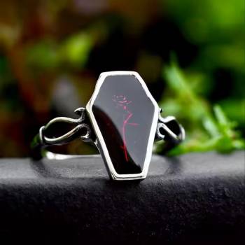 NNM пръстен Red Coffin - SS8-1067R червен