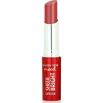 Golden Rose Mood Червило Sheer Bright, 102 Peach Bliss, 3.3 g