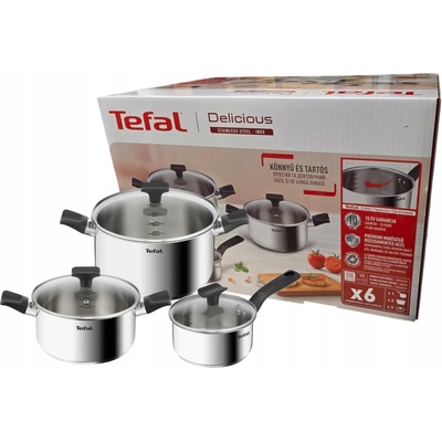 Tefal Hrnce 6 prvkov Delicious B925S655