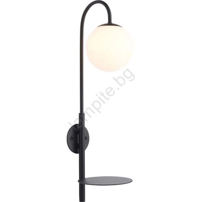 Endon Lighting 92726 - Настенна лампа HALO 1xG9/3W/230V черна/бяла (EN0453)