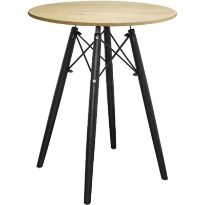 TRENDIE Jídelní stůl EDDIE 60 cm dub