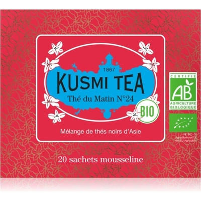Kusmi Tea Porcovaný bio organický černý čaj Russian Morning No. 24 20 sáčků 40 g