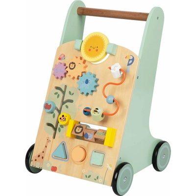 BusyKids Multifunkční dřevěné chodítko pro děti