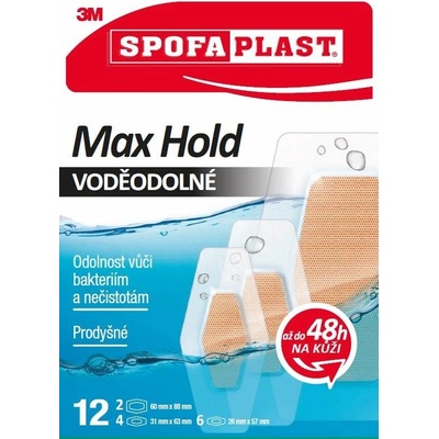 3M Spofaplast 191 Max Hold voděodolné 12 ks