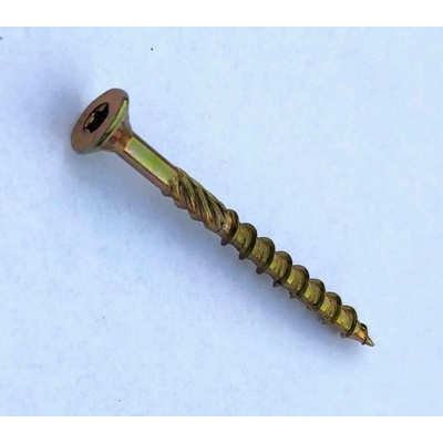 Konstrukční vrut se zápustnou hlavou 4x80mm, žlutý zinek – Zboží Mobilmania