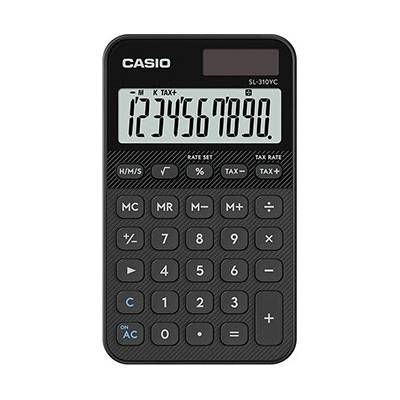 Casio Kalkulačka SL 310 YC BK, čierna duálne napájanie