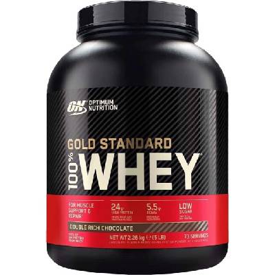 Optimum Nutrition 100% Whey Gold Standard 2250-2280 g, dvojitá čokoláda