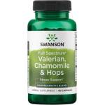 Swanson Full Spectrum Valerian, Chamomile & Hops [60 капсули]