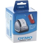 DYMO 99019, S0722480, 59mm x 190mm, бели хартиени етикети за широки класьори (99019)