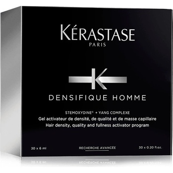 Kérastase Densifique Program Homme kúra pro hustotu řídnoucích vlasů s pánskou parfemací 30 x 6 ml