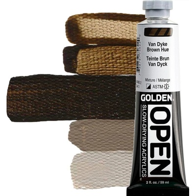 Golden Artist Colors Open АКРИЛНА боя Van Dyke Brown Hue 59 ml 1 бр (0007462-2)
