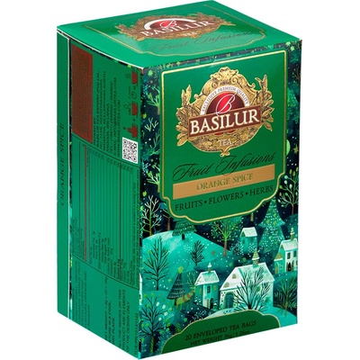 BASILUR Christmas Fruit Orange Spice přebal 20 x 1,8 g