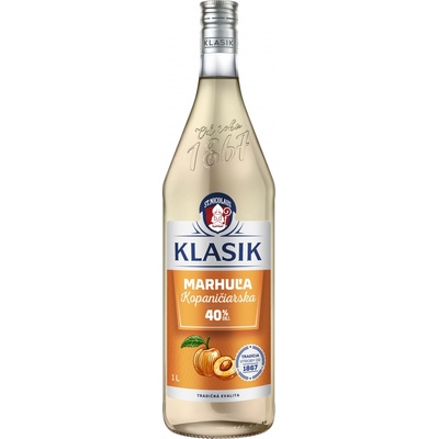 Nicolaus Klasik Kopaničiarska Marhuľa 40% 1 l (čistá fľaša)