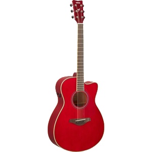 Yamaha TransAcoustic Guitars FSC-TA Ruby Red