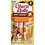 Inaba Foods Dog Churu Rolls Joint - Лакомство за кучета, руло с крем от пиле, 4 пакета х 48 грама, Япония EUD738
