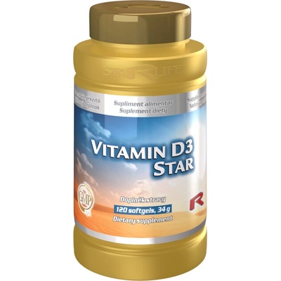 Starlife VITAMIN D3 STAR 120 kapsúl