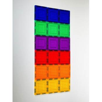 MAGBUILDER MAGPLUS Čtverce magnetické 7,5 x 7,5 cm 18 ks