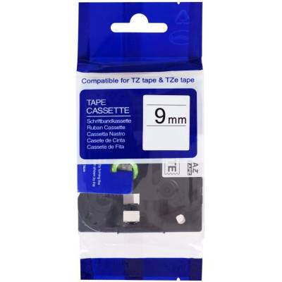 PRINTLINE kompatibilní páska s Brother TZE-521, 9mm, černý tisk/modrý podklad